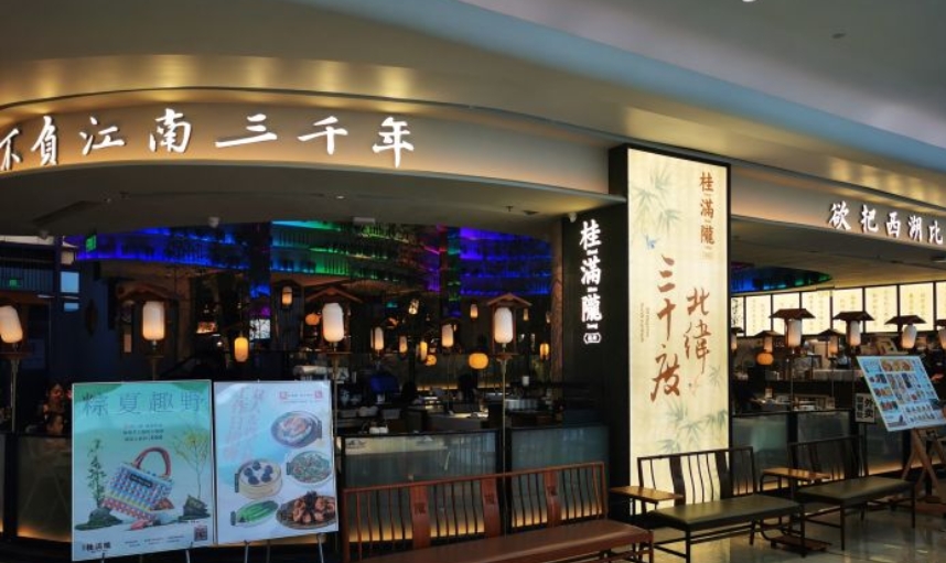 深圳桂满陇.北纬三十度壹方城店厨房设备灭火装置安装